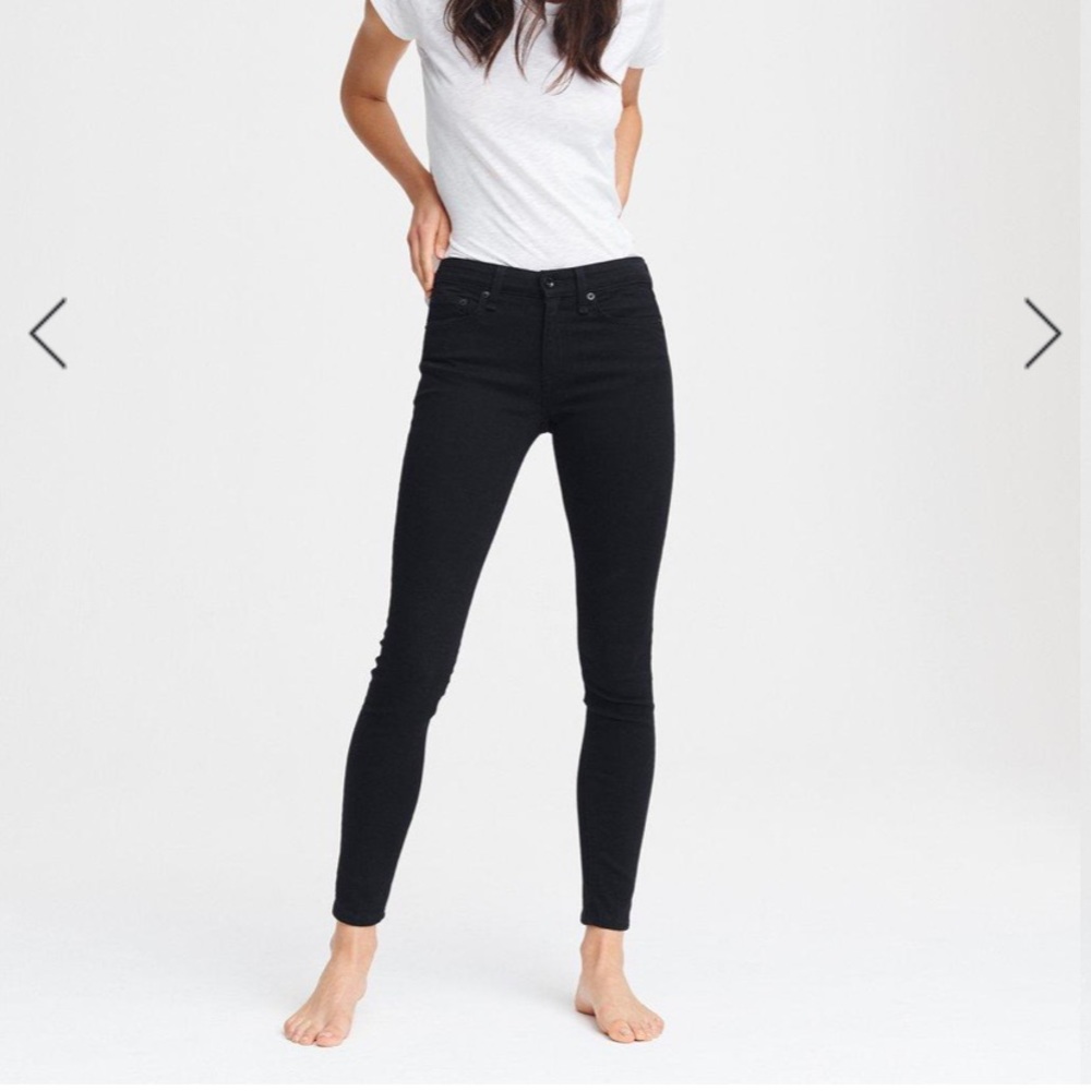 Rag and Bone Black Skinny Jeans
